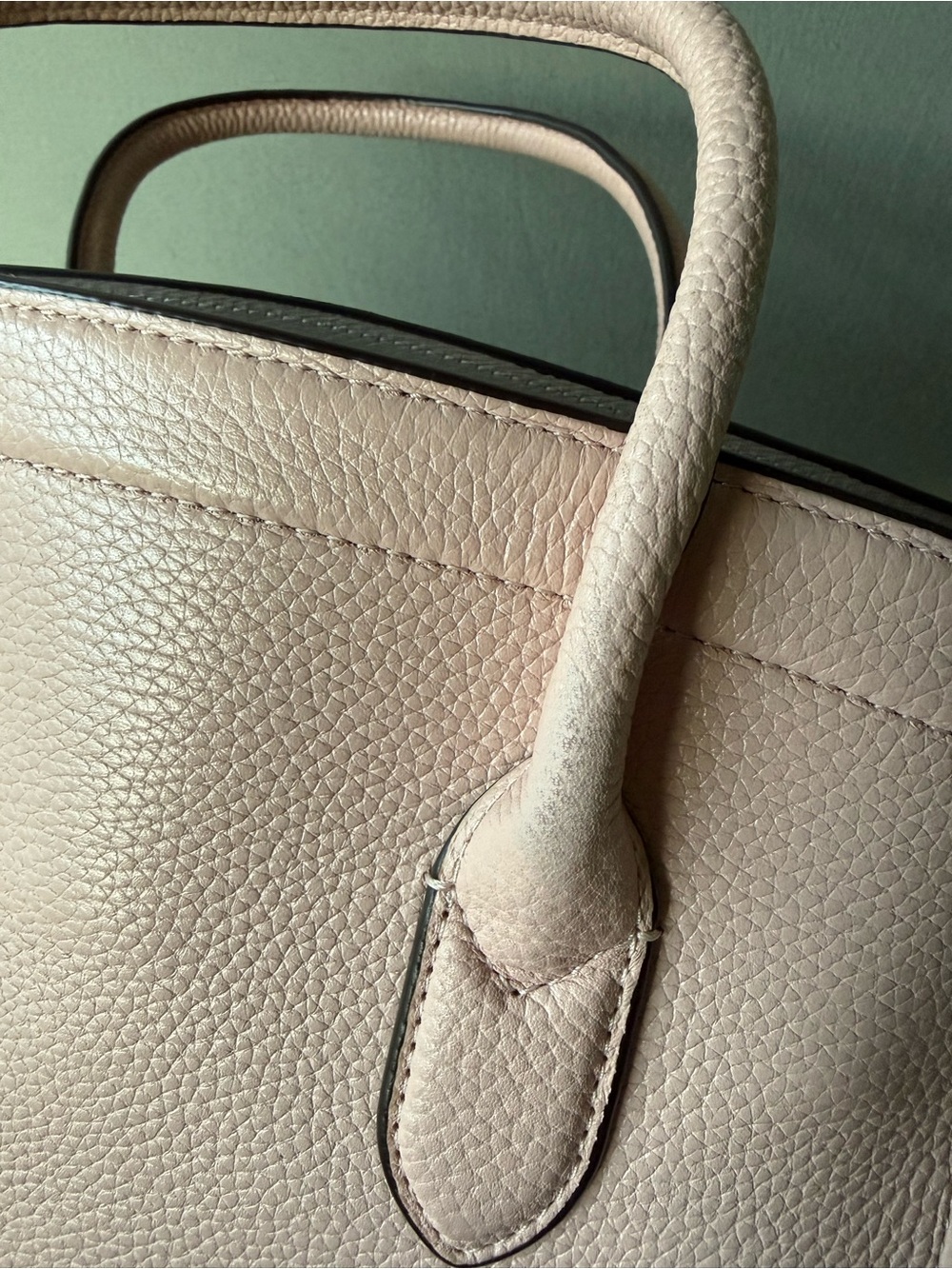 Kate Spade Mini Knott Leather Satchel with Crossbody Strap - Mochi Pink - Picture 8 of 8